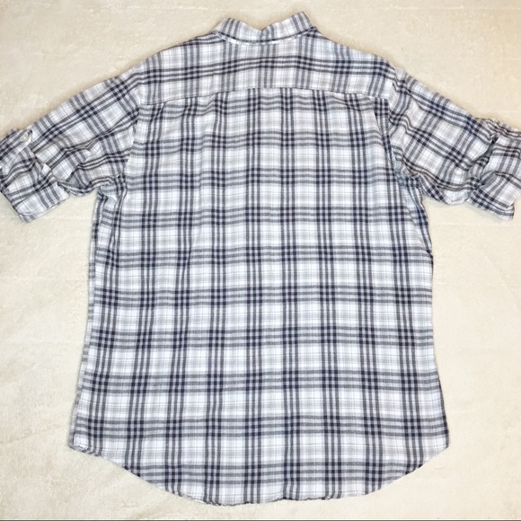 ⛔️SOLD⛔️ Men’s Banana Republic Plaid Linen Shirt - Picture 3 of 7